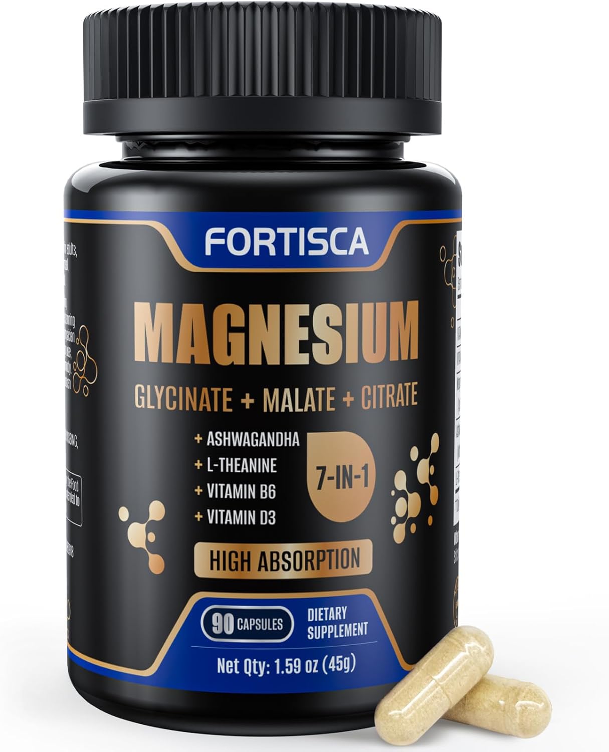 Magnesium Complex 500mg, Magnesium Glycinate, Malate, Citrate